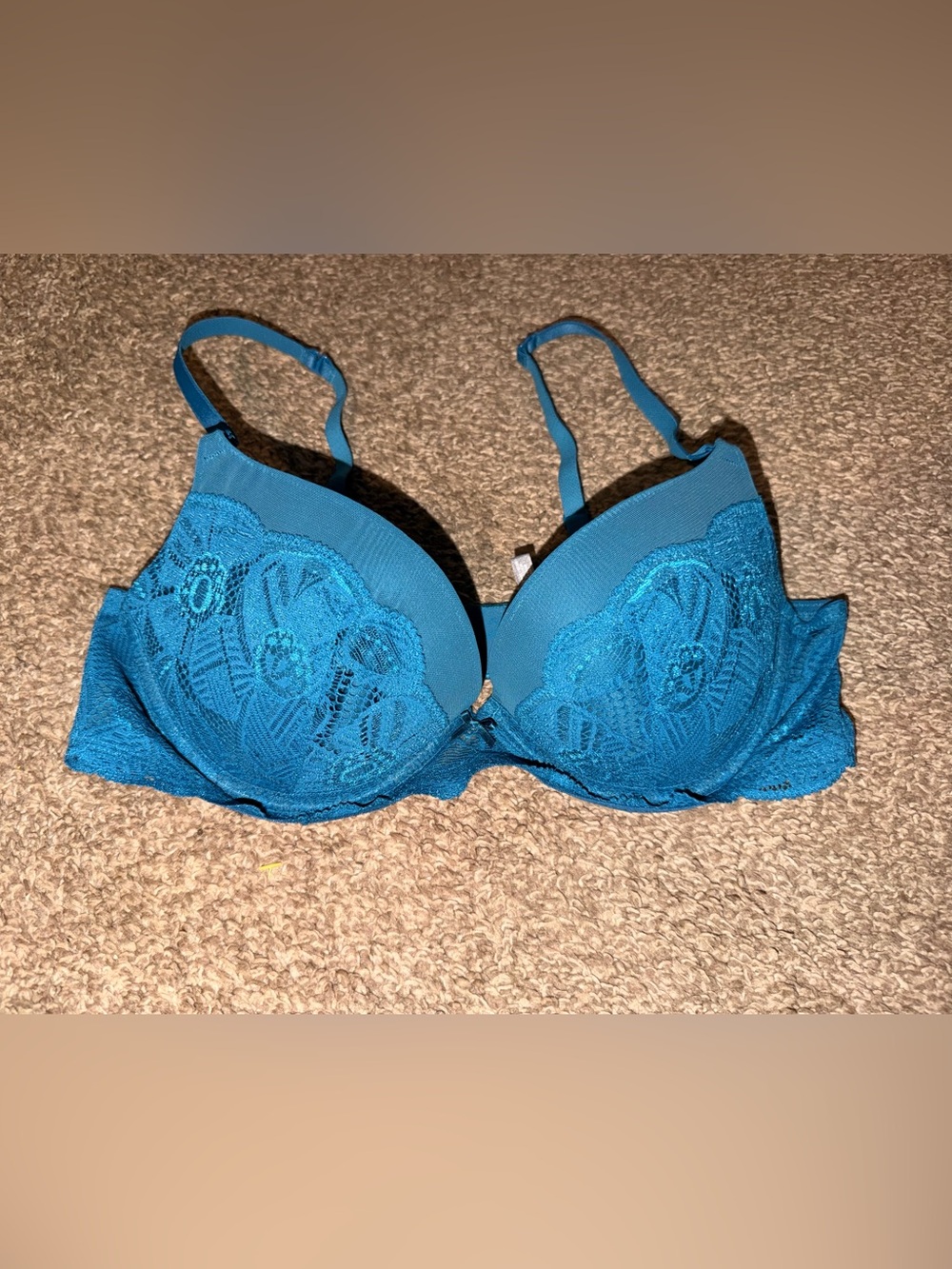 aerie Teal Lace Push-Up Bra